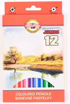 Карандаши цв. Koh-I-Noor Omega 3382 3382012001KS дерево цветной корпус 12цв. коробка/европод.