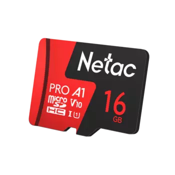 Карта памяти Netac MicroSD card P500 Extreme Pro 16GB, retail version w/SD adapter
