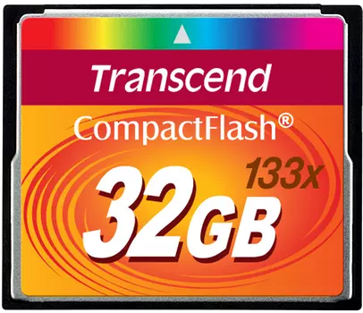 Карта памяти Transcend CompactFlash 133 32GB (TS32GCF133)
