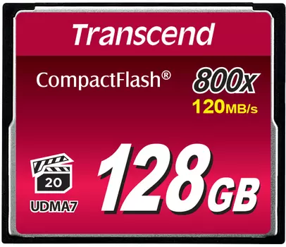 Карта памяти Transcend CompactFlash 800x (TS128GCF800)