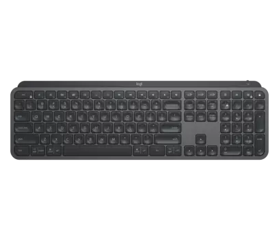 Клавиатура беспроводная Logitech MX Keys GRAPHITE ЛАТИНИЦА (подсветка, 2.4GHZ/BT) (арт. 920-009422, M/N: YR0073 / C-U0008)