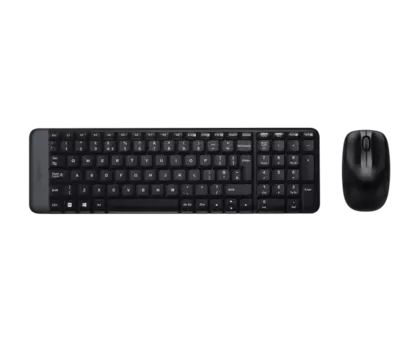Клавиатура+мышь Logitech Wireless Desktop MK220 (Keybord&amp;mouse), USB, Black, [920-003161/920-003169] (920-003161.)