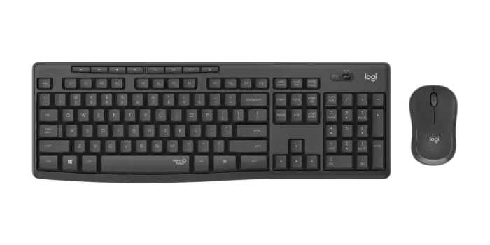 Клавиатура+мышь Logitech Wireless Desktop MK295 (Keybord&amp;mouse), USB, SilentTouch, Black, [920-009800/920-009807] (920-009800.)