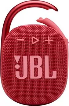 Колонка порт. JBL Clip 4 красный 5W 1.0 BT 15м (JBLCLIP4RED)