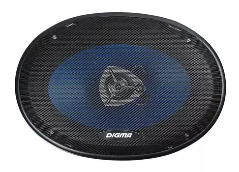 Колонки автомобильные Digma DCA-B693 300Вт 90дБ 4Ом 15x23см (6x9дюйм) (ком.:2кол.) коаксиальные трехполосные