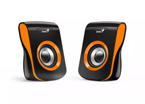 Колонки компьютерные Geinus SP-Q180, 2.0, 2 x 3W RMS, USB-power, Orange