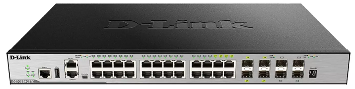 Коммутатор D-Link DGS-3630-28TC/A2ASI 20G 4SFP+ управляемый