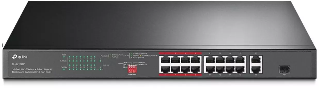 Коммутатор TP-Link TL-SL1218P