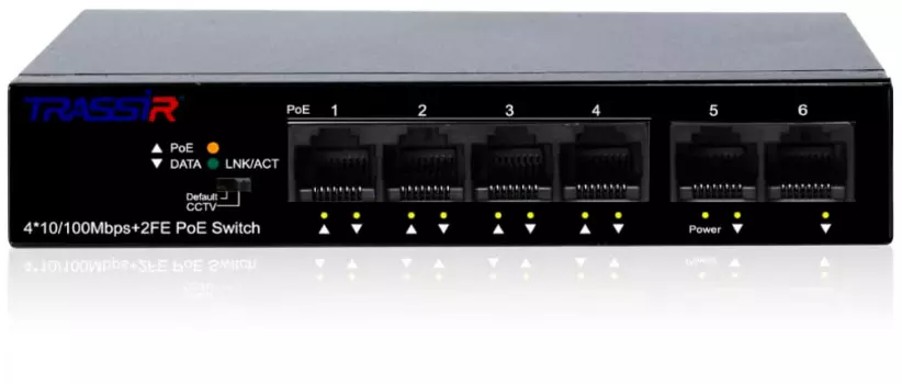 Коммутатор Trassir TR-NS1106-60-4POE