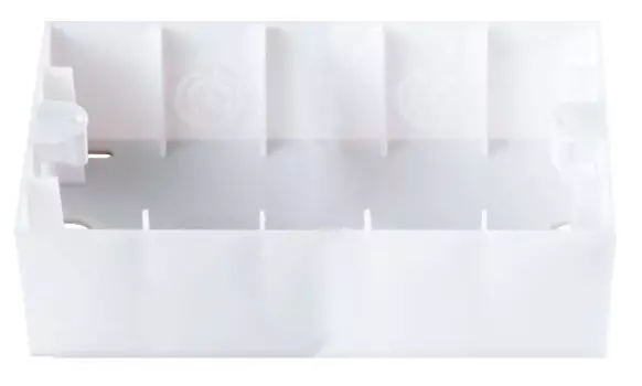 Коробка Panasonic Arkedia WMTC07929WH-RU двойная 2x пластик белый (упак.:1шт)