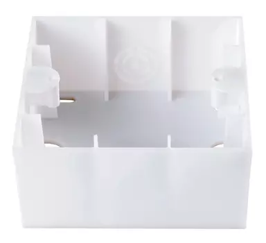 Коробка Panasonic Karre Plus WKTC07919WH-RU одинарная 1x пластик белый (упак.:1шт)