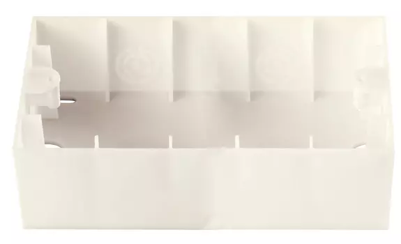 Коробка Panasonic Karre Plus WKTC07929BG-RU двойная 2x пластик бежевый (упак.:1шт)