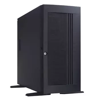 Корпус для сервера Chenbro SR20966 (SR20966-0020B0) WORKSTATION, BLACK, BEZEL BLACK, 1*12025, CRPS (1+1), 550W, SINGLE(CHENBRO), B00, SUPPORT RACKMOUNT SLIDE RAIL PLUS, W/3.5" INTERNAL HDD CAGE