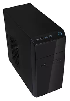 Корпус MiniTower Powerman ES726 Black PM-450ATX U2*2+U3*2+A(HD) mATX (6120259)