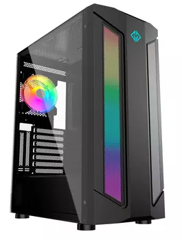 Корпус Оклик OGC-G130 черный без БП ATX 2xUSB2.0 audio