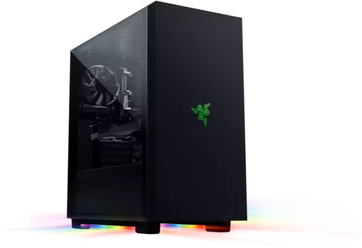 Корпус ПК Razer Tomahawk A1 (A1/Mid-Tower/Aluminum/Tempered Glass/Desktop Chassis) Razer Tomahawk ATX (RC21-01420100-R3M1)