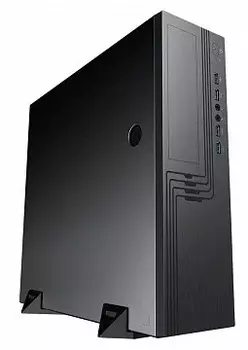 Корпус Slim Case Powerman EL555BK PM-300TFX 80+Bronze U3.0*2+U2*2+2*combo Audio; fan 9cm; intrusion switch (6143524)