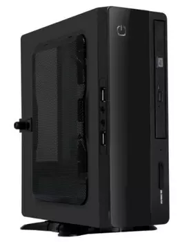 Корпус Slim Case Powerman EQ101BK PM-200ATX 2*USB 3.0,Audio, miniATX (6117414)