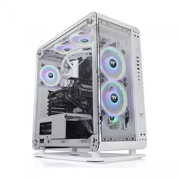 Корпус Thermaltake Core P6 TG белый без БП ATX 18x120mm 12x140mm 2xUSB2.0 2xUSB3.0 audio bott PSU