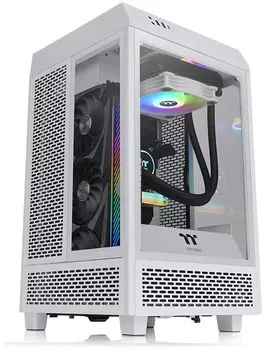 Корпус Thermaltake The Tower 100 белый без БП ATX 2x120mm 2xUSB3.0 1xUSB3.1 audio bott PSU