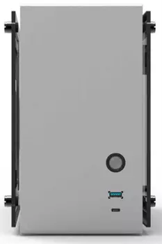 Корпус ZALMAN M2 MINI, MITX, ALUMINIUM, SILVER, WINDOWx2, RISER CARD, 2x3.5", 3x2.5", 1xUSB3.0, 1xUSB3.1 TYPE-C, TOP 1x80mm (M2 mini (Silver))