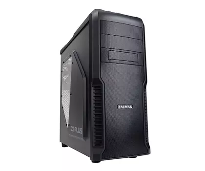 Корпус ZALMAN Z3 PLUS, ATX, BLACK, WINDOW, 2x5.25", 5x3.5", 1x2.5", 2xUSB2.0, 1xUSB3.0, FRONT 1x120mm, REAR 1x120mm, TOP 2x120mm (Z3 Plus)