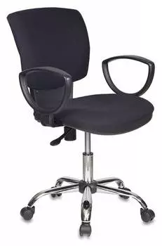 Кресло Бюрократ Ch-626AXSL черный 10-11 крестовина металл хром