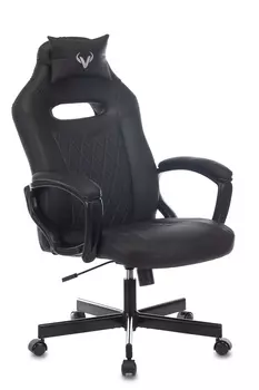 Кресло игровое Zombie VIKING 6 KNIGHT черный искусственная кожа с подголов. крестовина металл