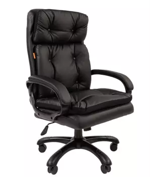 Кресло Офисное кресло Chairman 442 экопремиум черный (черный пластик) (7127984)