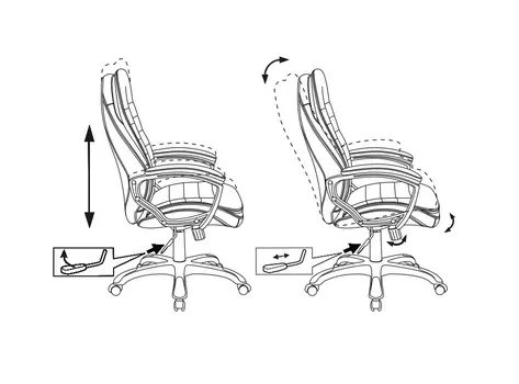 Кресло руководителя Бюрократ T-9950LT коричневый Boroko-37 искусственная кожа крестовина пластик
