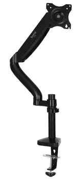 Кронштейн для мониторов ЖК Buro M10 черный 15"-32" макс.9кг крепление к столешнице поворот и наклон