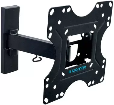 Кронштейн для телевизора Kromax OPTIMA-213 черный 20"-43" макс.30кг настенный поворотно-выдвижной и наклонный