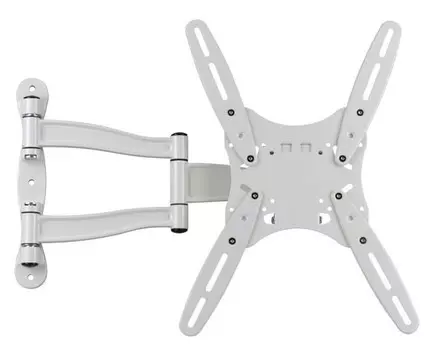 Кронштейн для телевизора Kromax TECHNO-5 белый 15"-55" макс.35кг настенный поворот и наклон