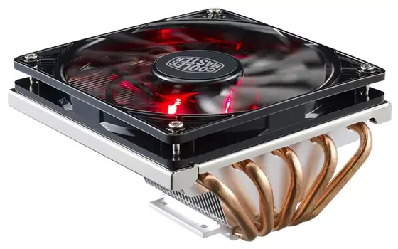 Кулер центрального процессора CPU Fan GeminII M5 LED (RR-T520-16PK) для Intel (LGA1366/1156/1150/1155/775) и AMD FM1/AM3+/AM3/AM2+/AM2, TDP 140Вт, Al, вент 120х120х15мм, 500-1600об/мин, 4пин, PWM, 17.4-58.4CFM, 8-30dBA (RR-T520-16PK)