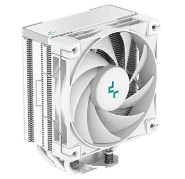 Кулер для процессора DEEPCOOL AK400 WH LGA1700/1200/115X/AM5/AM4 (18шт/кор, TDP 260W, PWM, Fan 120mm, 4 тепл. Трубки, белый) RET (AK400 WH)