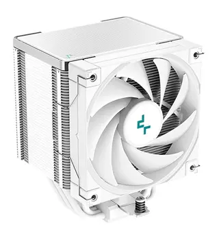 Кулер для процессора DEEPCOOL AK500 WH LGA20XX/1700/1200/115X/AM5/AM4 (9шт/кор, TDP 240W, PWM, Fan 120mm, 5 тепл. Трубок, Copper Base, белый) RET (AK500 WH)