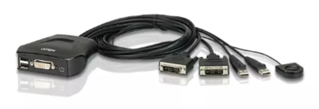 Kvm переключатель 2 PORT USB DVI KVM SWITCH. (CS22D-AT)