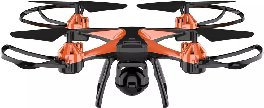 Квадрокоптер Hiper WIND FPV 480р WiFi ПДУ зеленый/черный
