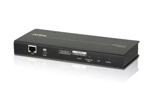 Квм переключатель ATEN 1-Local/Remote Share Access Single Port VGA KVM over IP Switch (1920 x 1200) (CN8000A-AT-G)