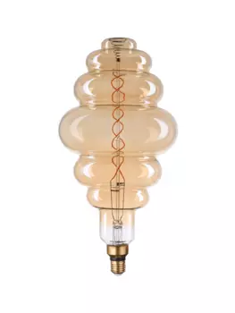 Лампочка HIPER LED VINTAGE FILAMENT FLEXIBLE MARSHMALLOW 8W 520Lm E27 120275 1800K AMBER