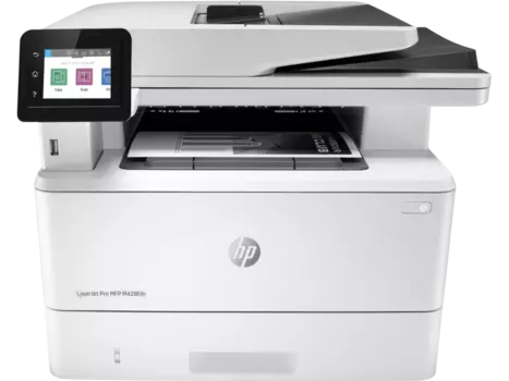 Лазерное многофункциональное устройство HP LaserJet Pro MFP M428fdn RU (p/c/s/f , A4, 38 ppm, 512Mb, Duplex, 2 trays 100+250,ADF 50, USB 2.0/GigEth ,Cartridge 10 000 pages in box,1y warr., repl. F6W17A ) (W1A29A#B19)