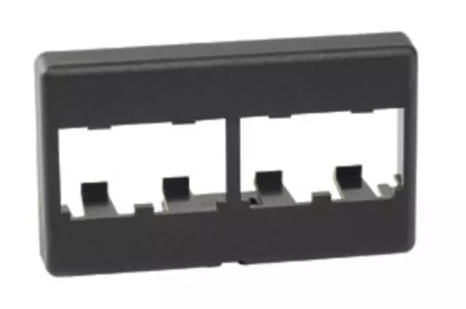 Лицевая панель Panduit (CFFP4BL) для 4-х модулей Mini-Com