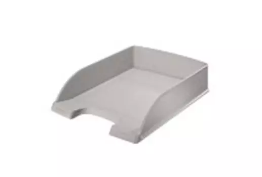 Лоток горизонтальный Esselte 52270085 Leitz A4 242x330x60мм серый пластик