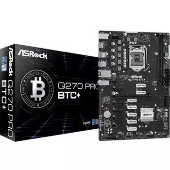 Материнская плата ASRock [Q270 PRO BTC+]