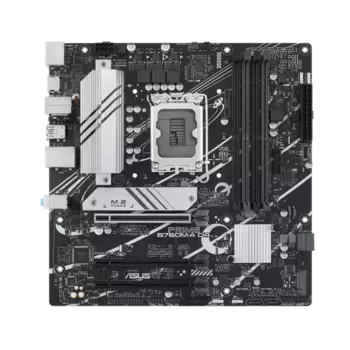 Материнская плата ASUS PRIME B760M-A D4, LGA1700, B760, 4*DDR4, HDMI+DP, 4xSATA3 + RAID, M2, Audio, Gb LAN, USB 3.2, USB 2.0, mATX; 90MB1D00-M0EAY0 (PRIME B760M-A D4)