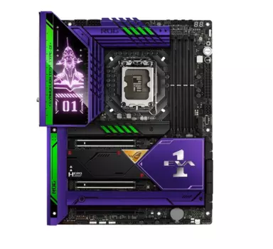 Материнская плата ASUS ROG MAXIMUS Z690 HERO EVA, LGA1700, Z690, 4*DDR5, HDMI, 2xUSB Type-C, SATA3, M2, Audio, Gb LAN, USB 3.2, COM*1 header (w/o cable), ATX; 90MB1BX0-M0EAY0 (ROG MAXIMUS Z690 HERO EVA)