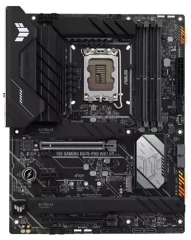 Материнская плата ASUS TUF GAMING H670-PRO WIFI D4, LGA1700, H670, 4*DDR4, HDMI+DP, CrossFireX, SATA3 + RAID, Audio, Gb LAN, USB 3.2*6, USB 2.0*4, COM*1 header (w/o cable), ATX ; 90MB1900-M0EAY0 (TUF GAMING H670-PRO WIFI D4)