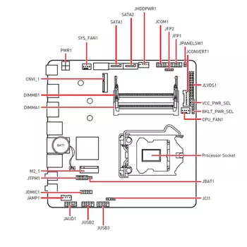 Материнская плата MSI [H610 TI-S01]