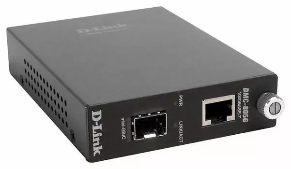 Медиаконвертер D-Link DMC-805G/A DMC-805G/A11A 1000Base-T Gigabit Twisted-pair to Mini GBIC