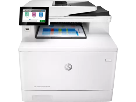 Многофункциональное печатающее устройство HP Color LaserJet Enterprise MFP M480f (p/c/s/f, A4, 600x600 dpi, 27(27)ppm, 2Gb, 2trays 50+250, ADF 50, Duplex, USB/GigEth, 1y warr, cart. in box B 2400, CMY 2100, repl. CZ272A) (3QA55A#B13)